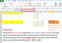 excel mmult