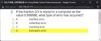 overflow underflow rounding truncation errors