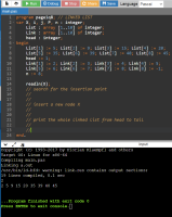 linked list exercise